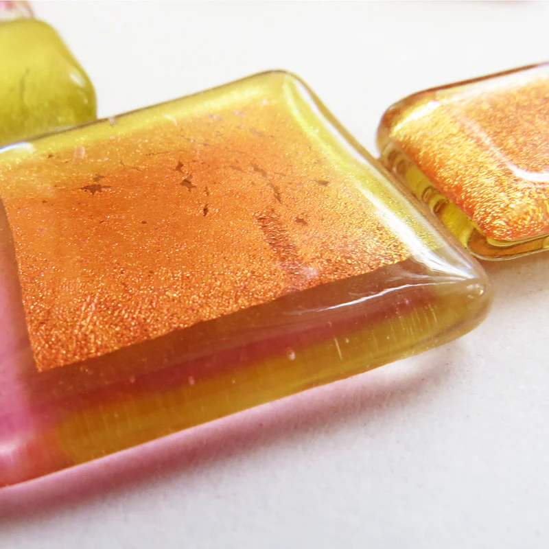 Apricot Gold-in-Glass Set - Image 2