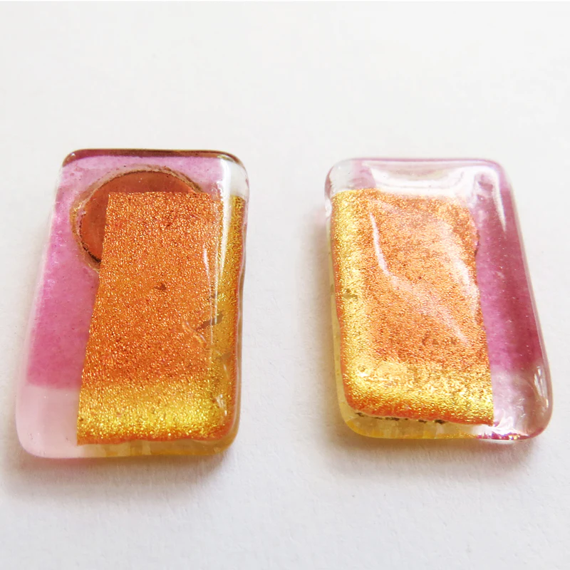 Apricot Gold-in-Glass Set - Image 3
