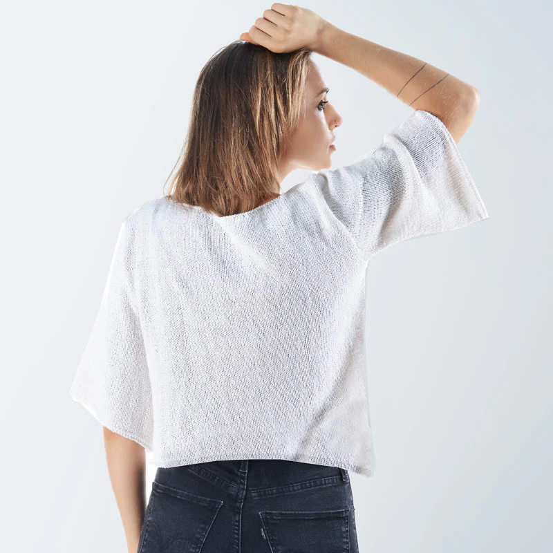 Asia Organic Cotton Hand Knit Jacket - Image 2