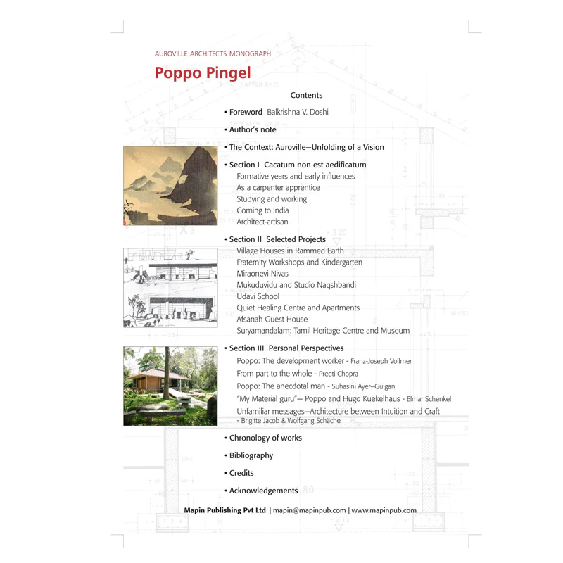 POPPO PINGEL : Auroville Architects Monograph Series - Image 3