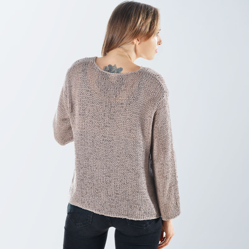 Bryony Organic Cotton Hand Knit Jacket - Image 2