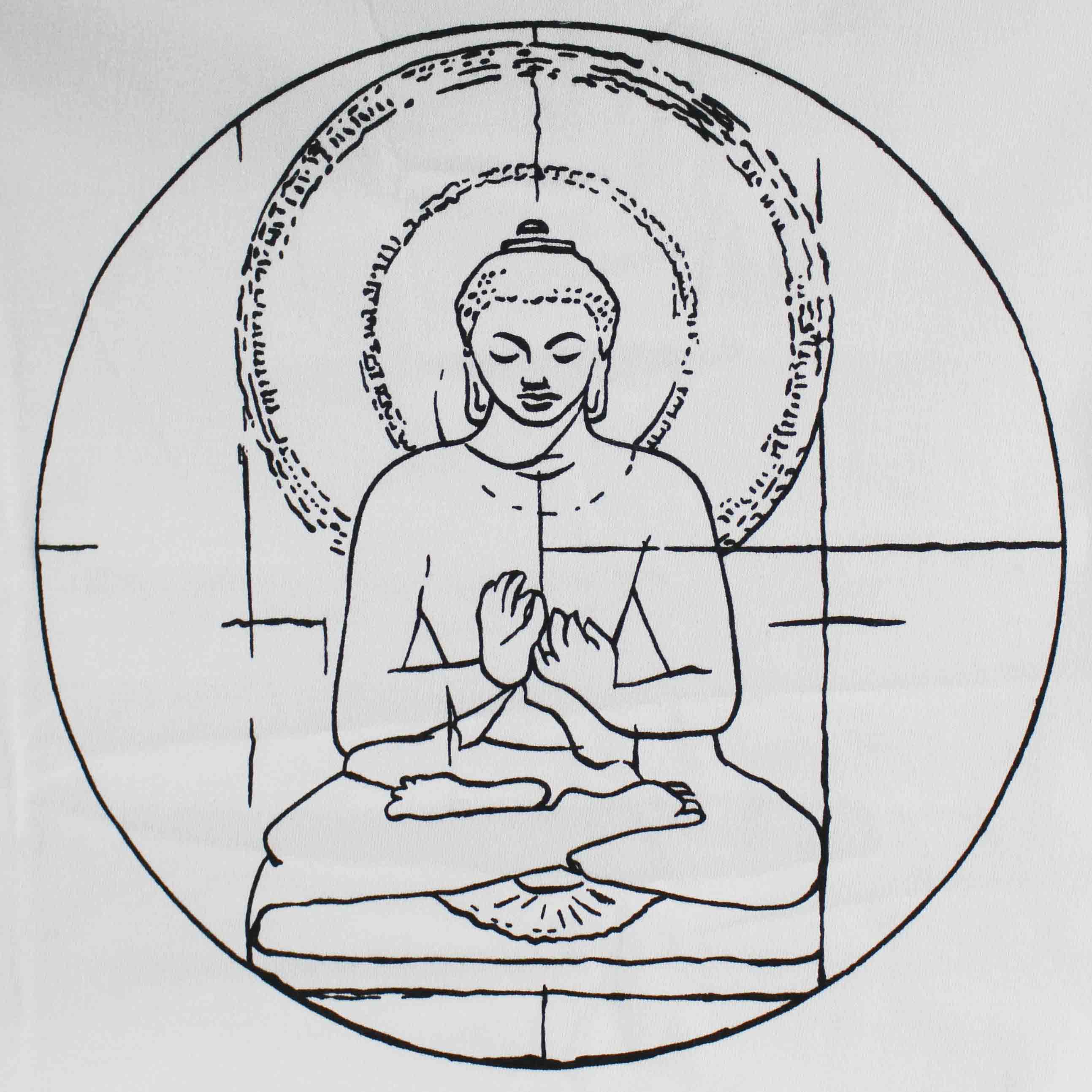 Buddha Print T-Shirt - Image 6