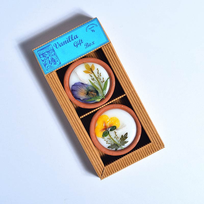 Candle Gift Box set of 2 small - Image 2