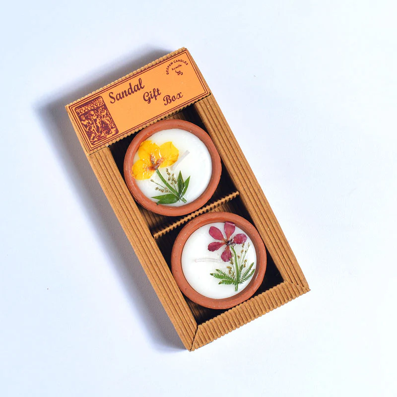 Candle Gift Box set of 2 small - Image 6