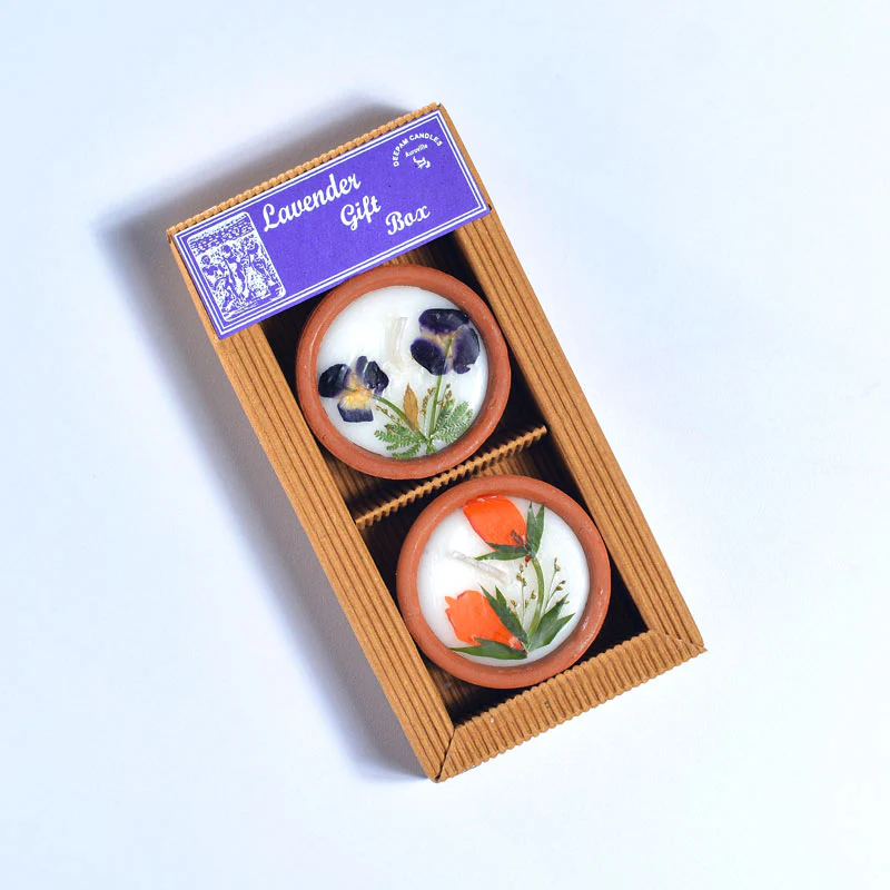 Candle Gift Box set of 2 small - Image 8