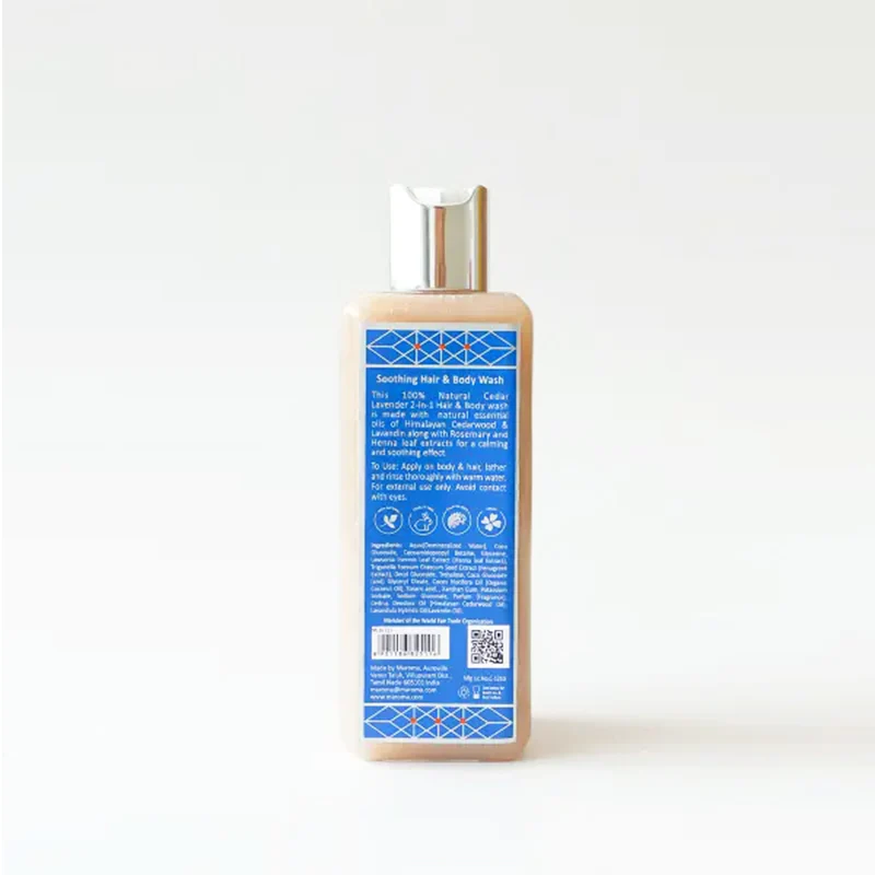 Cedar Lavender 2-in-1 Hair and Body Wash for Men - Image 3