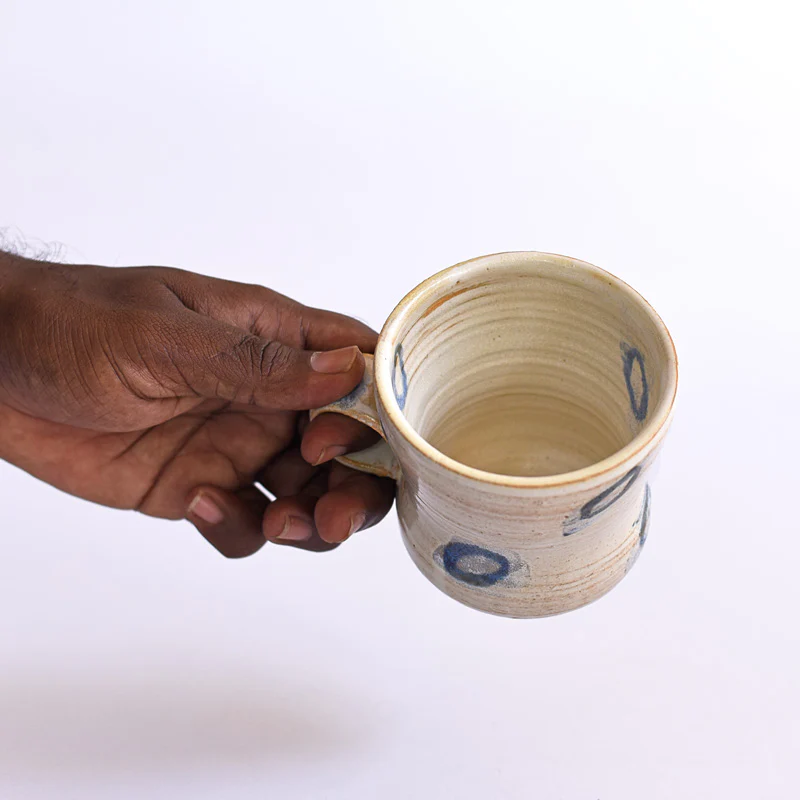 Coffee mug M cream loops - Image 5