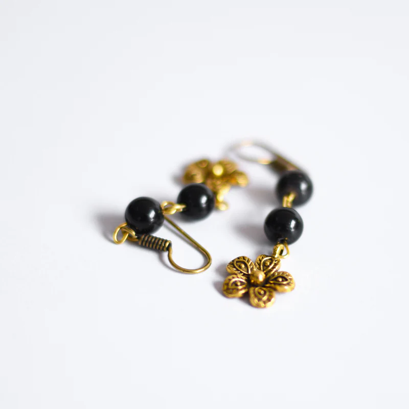 floral drop earrings - Image 8