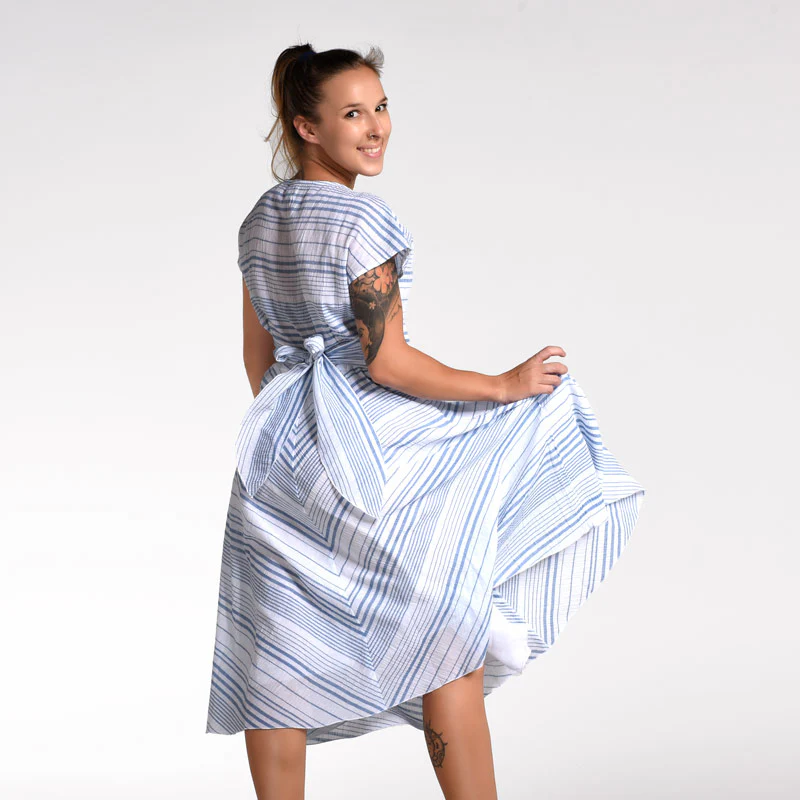 Front Pleat Dress - Image 3