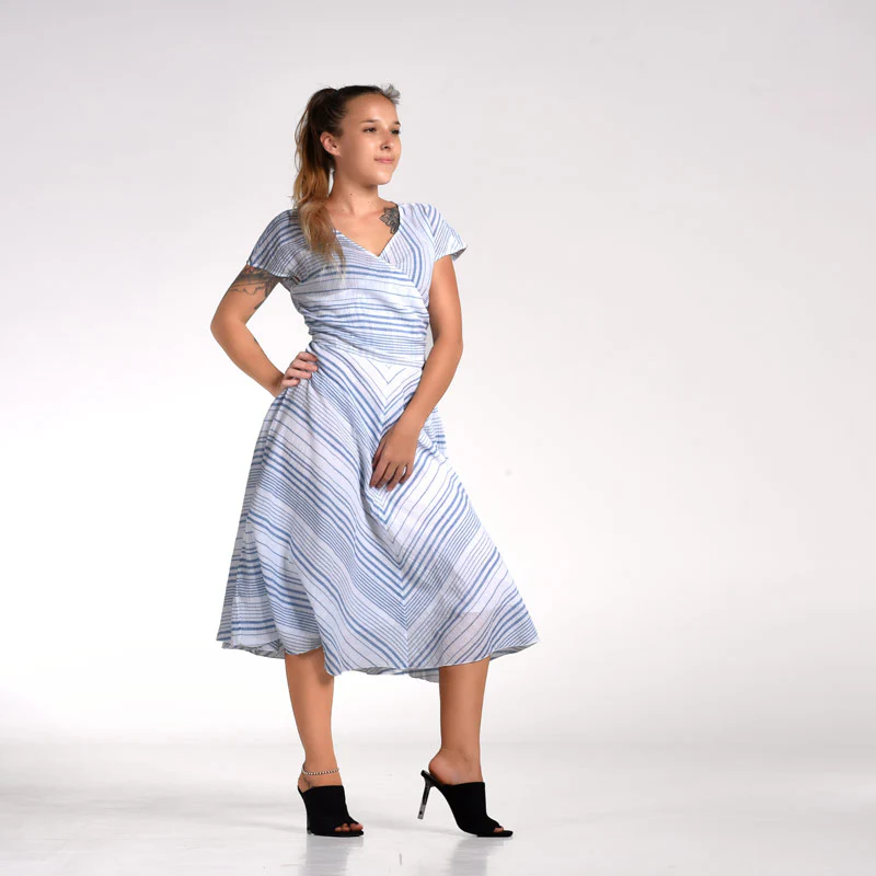 Front Pleat Dress - Image 5