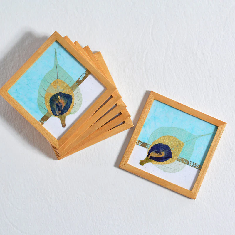 Glass Coaster - Peacock Feather - Image 7