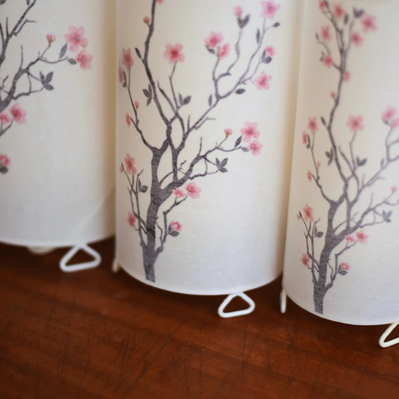 Japanese Cherry Blossom Table Lamp - Image 3