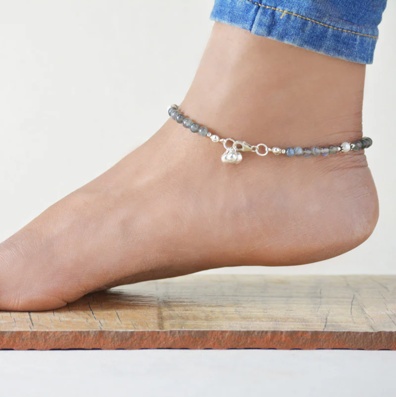 Labradorite Anklet - Crystal Cut - Image 2