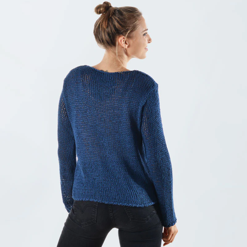 Luz Organic Cotton Hand Knit Jacket - Image 3