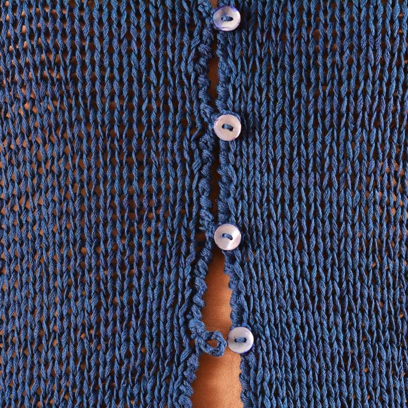 Luz Organic Cotton Hand Knit Jacket - Image 5