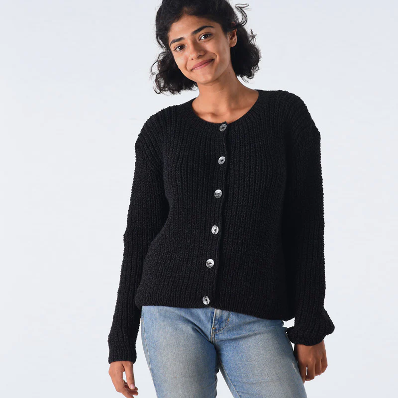 Morea Hand Knit Cardigan - Image 4