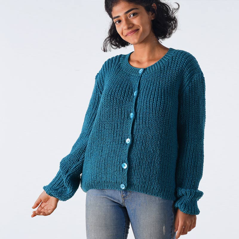 Morea Hand Knit Cardigan - Image 5