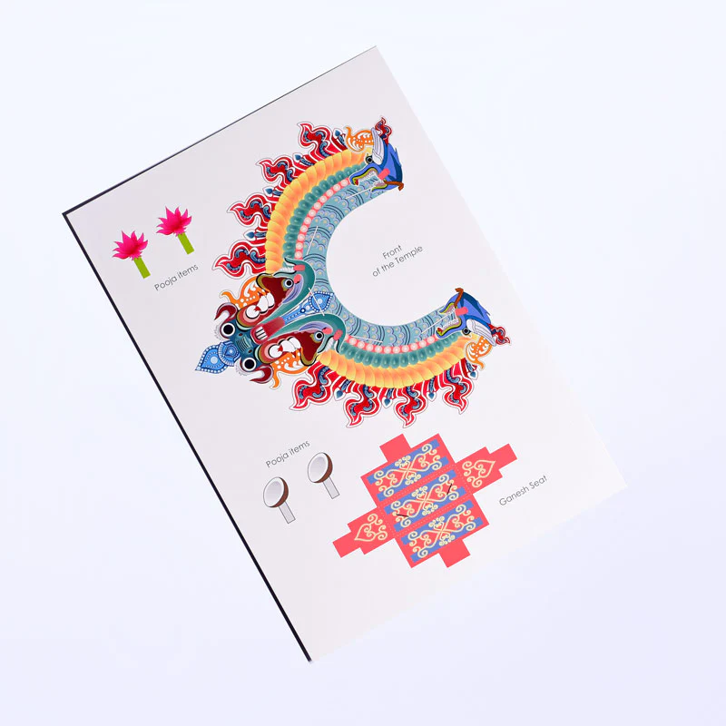 Paper craft set - Ganesh Pooja - Image 4