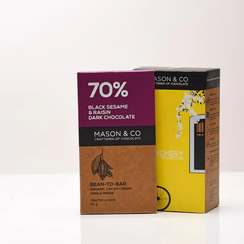 Pondy Yellow Vegan Chocolate Bars - Pack of 6 (60g) - Image 5