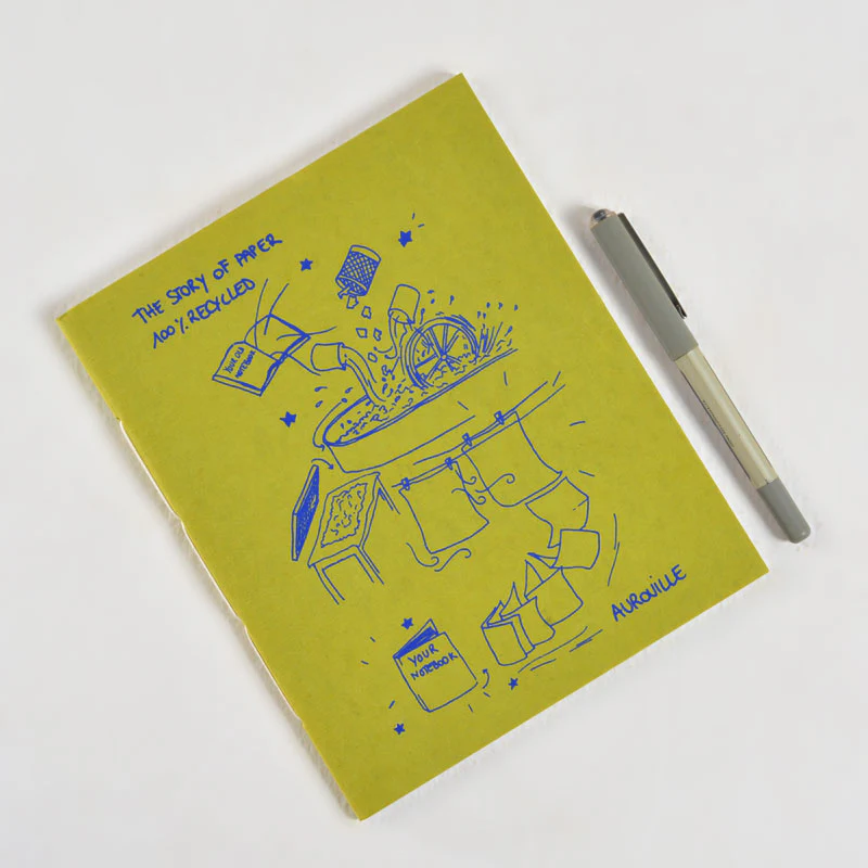 Recycled Note Book - Auroville Papers - Image 3