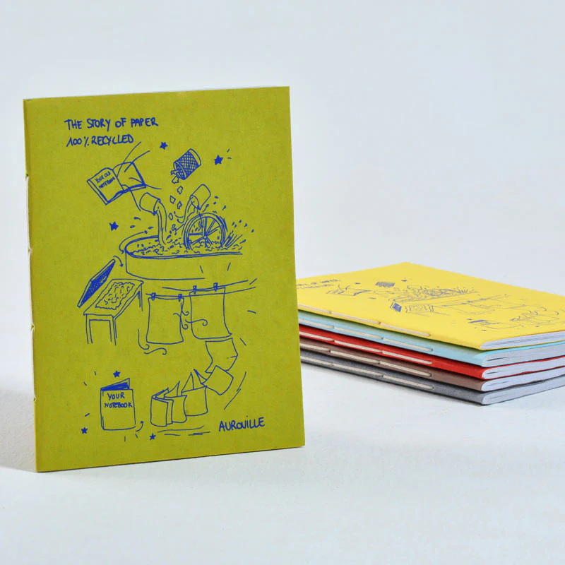 Recycled Note Book - Auroville Papers - Image 4