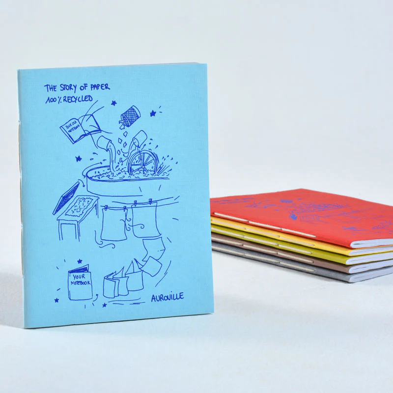 Recycled Note Book - Auroville Papers - Image 6