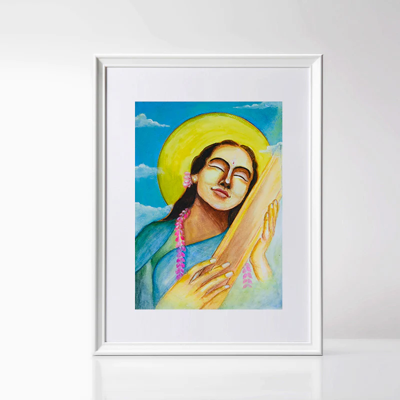 Savitri Art Painting - Meera's Devotion