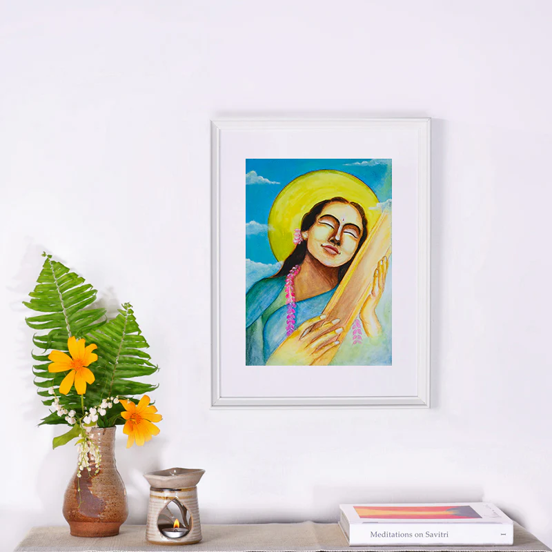 Savitri Art Painting - Meera's Devotion - Image 2