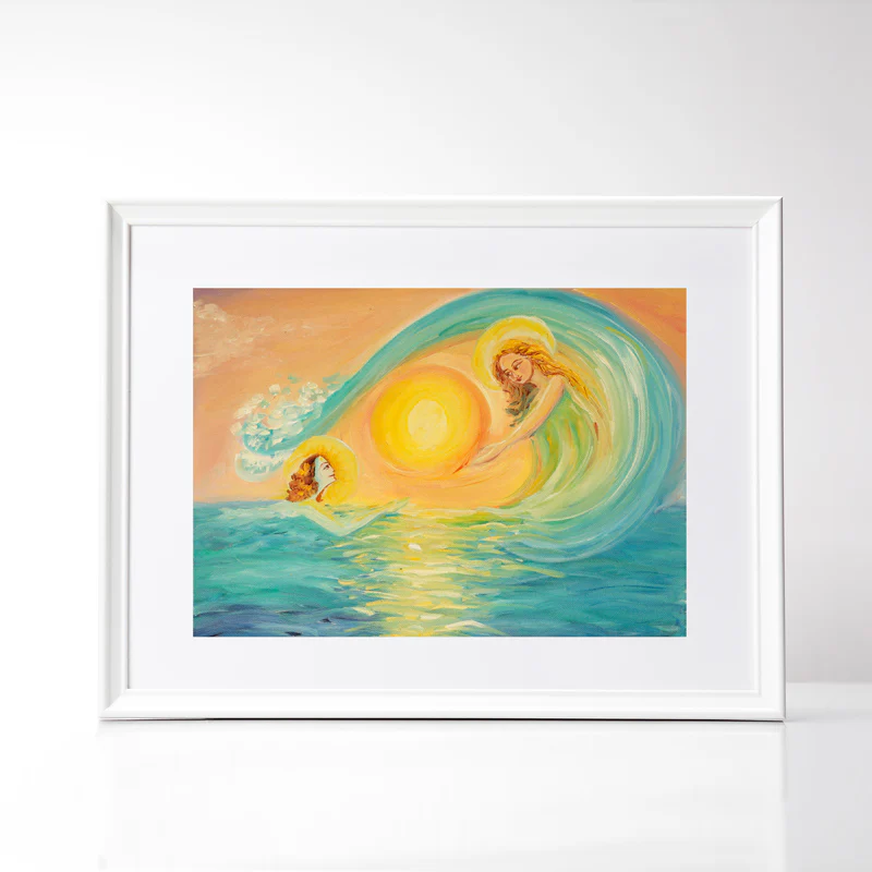 Savitri Art Painting - Purusha and Prakriti