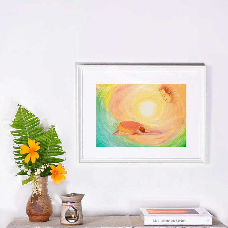 Savitri Art Painting - Surrender - Image 2