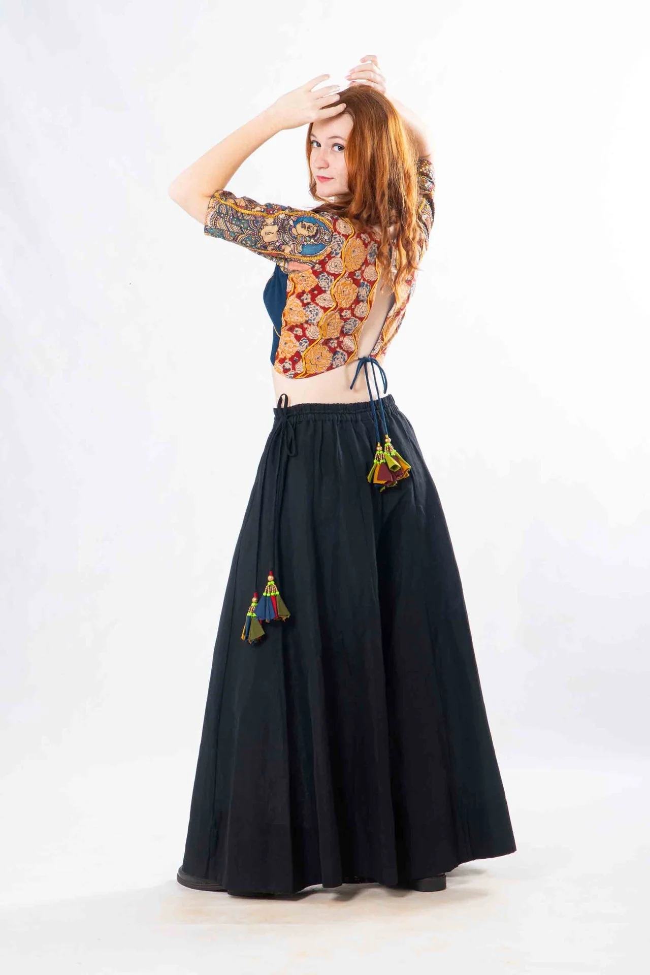 Set of 2- Jeeva Pazzao & Kalamkari Blouse - Image 8