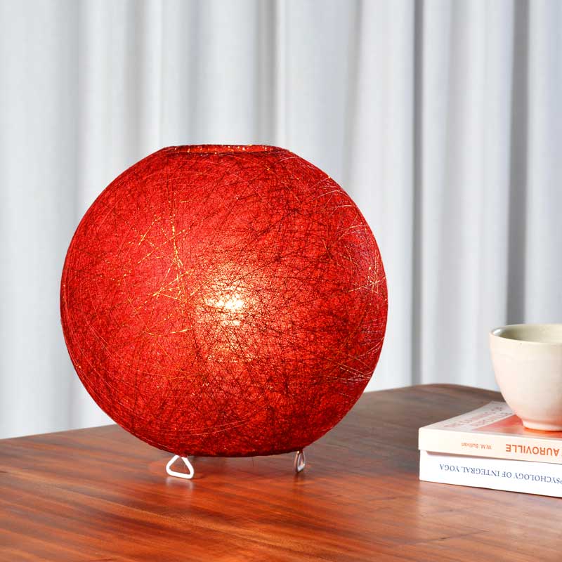 Silky Thread Globe Table Lamp - Image 2