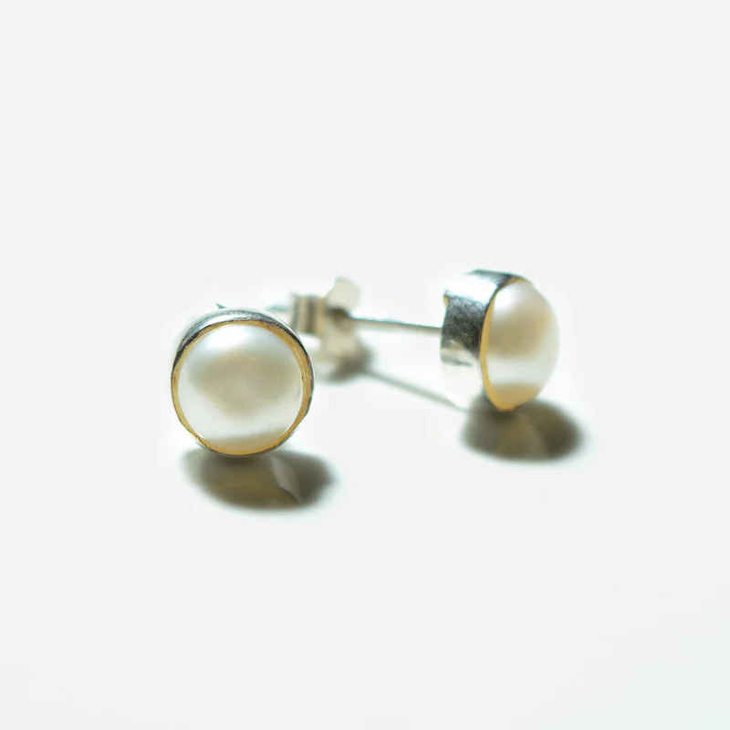 Small Silver Gemstone Stud - Image 12