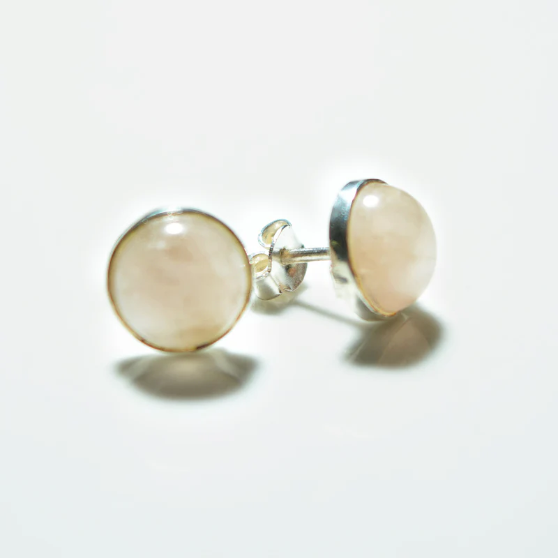 Small Silver Gemstone Stud - Image 8