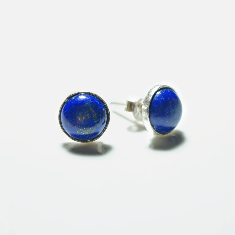 Small Silver Gemstone Stud - Image 9