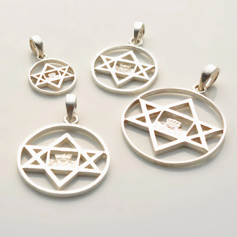 Sri Aurobindo Symbol Silver Pendant - Image 2