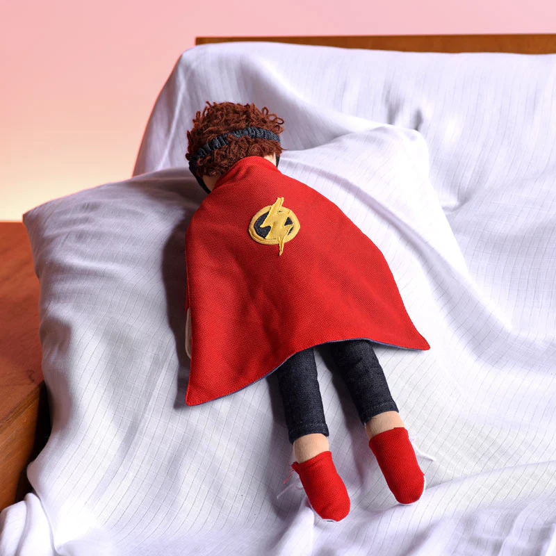 SUPERHERO THEO - Waldorf Inspired Dress-Up Doll - Image 5