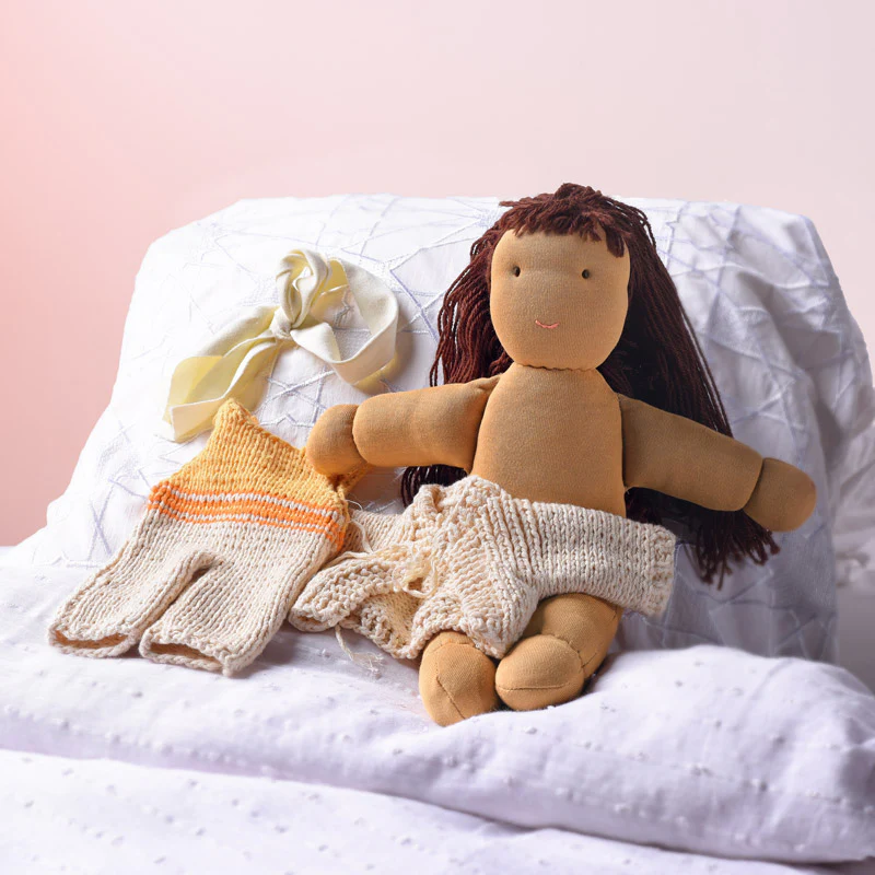 TARA - Waldorf Inspired Cuddle Doll - Image 4