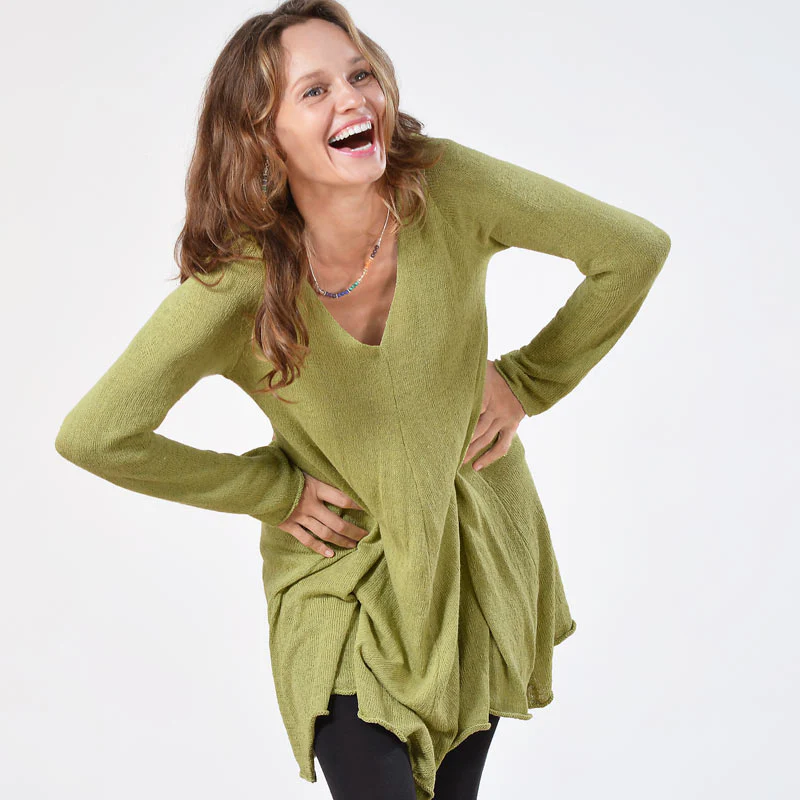 Tina Silk Sweater Tunic - Image 5