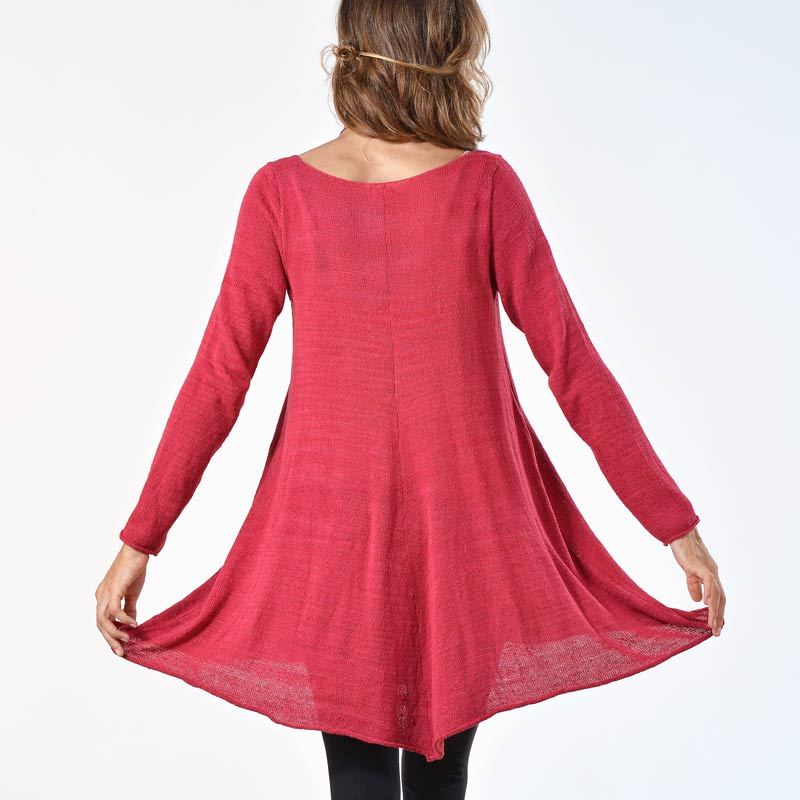 Tina Silk Sweater Tunic - Image 7