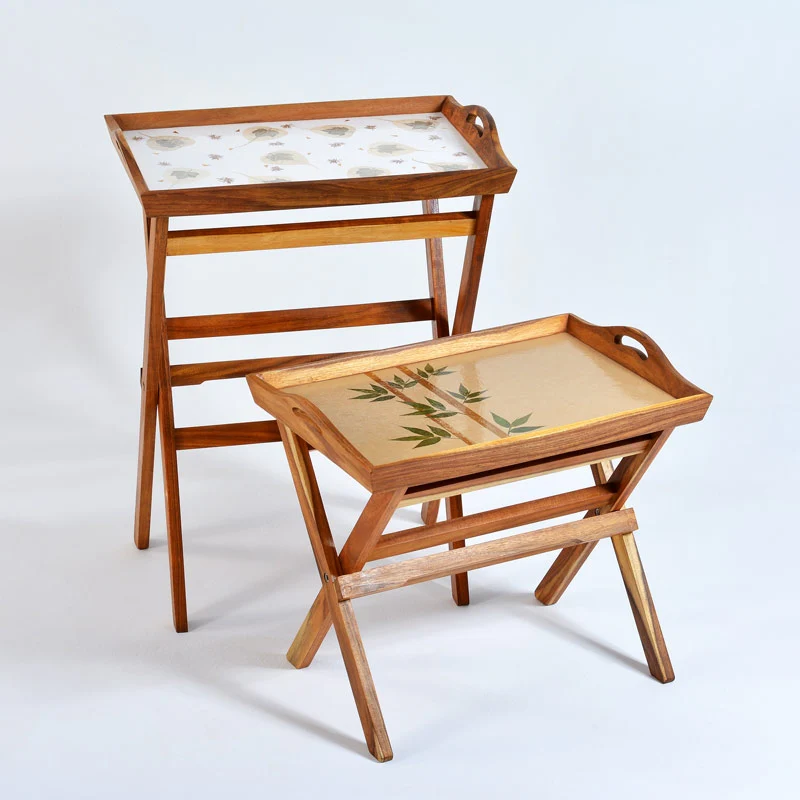 Tray Table with handles - Bamboo - Image 4