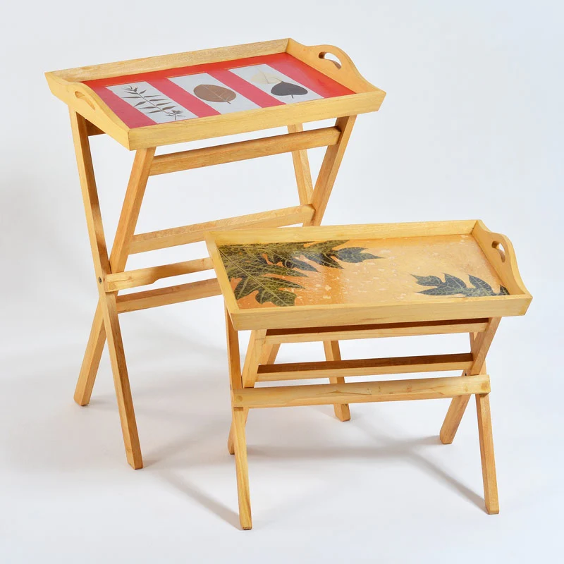 Tray Table with handles - Gold Papaya - Image 3