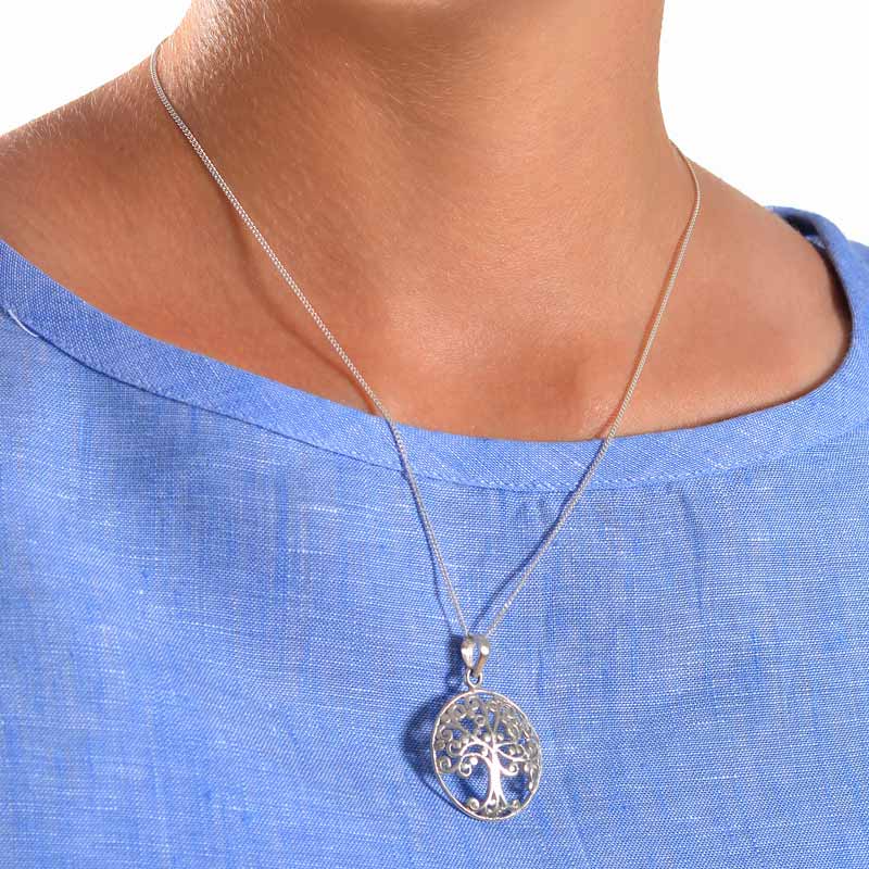Tree of Life Silver Pendant - Image 2