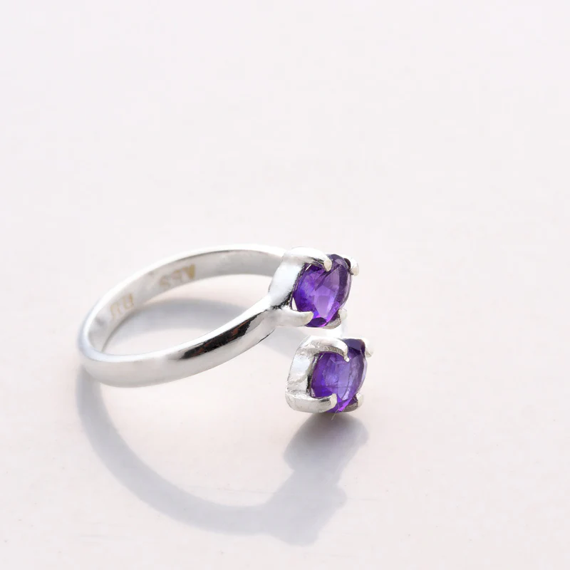 Twin Stoned Ring - Image 8