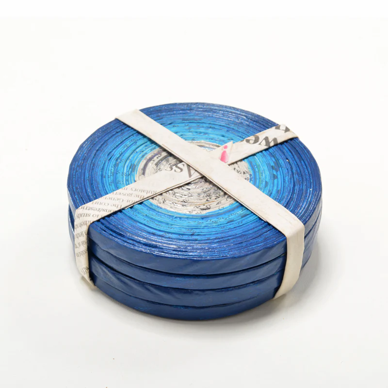 Upcycled Coiled Newspaper Tea coaster
