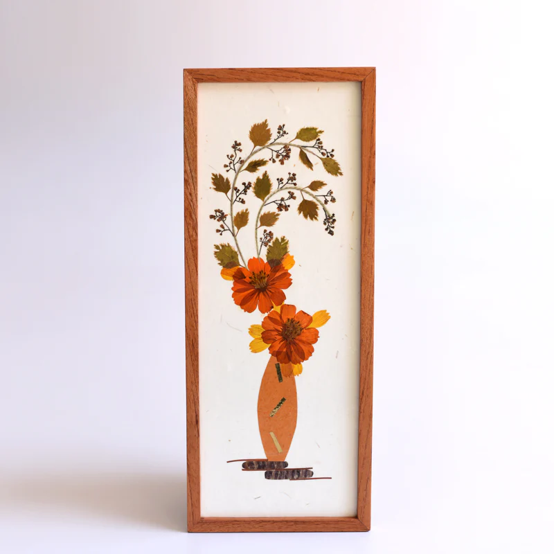 Wall hanging long - Flower vase